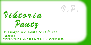 viktoria pautz business card